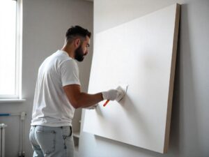 como pintar um teto de gesso