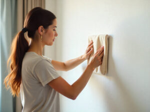 como limpar parede de gesso