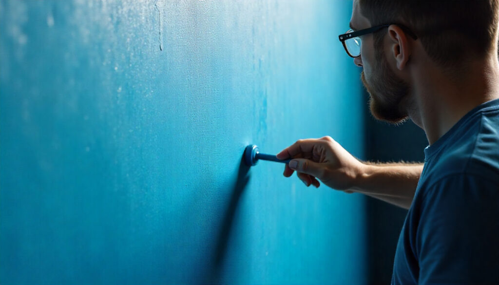 como pintar sobre grafiato