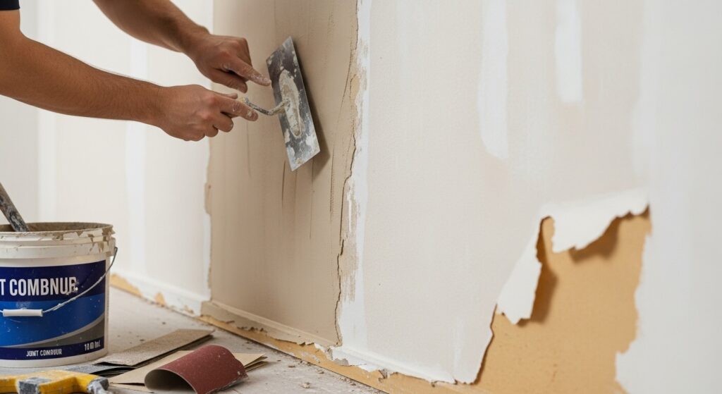 Como Passar Massa Corrida na Parede Descascada: Os Segredos para Reparar e Preparar a Parede 1 como passar massa corrida na parede descascada