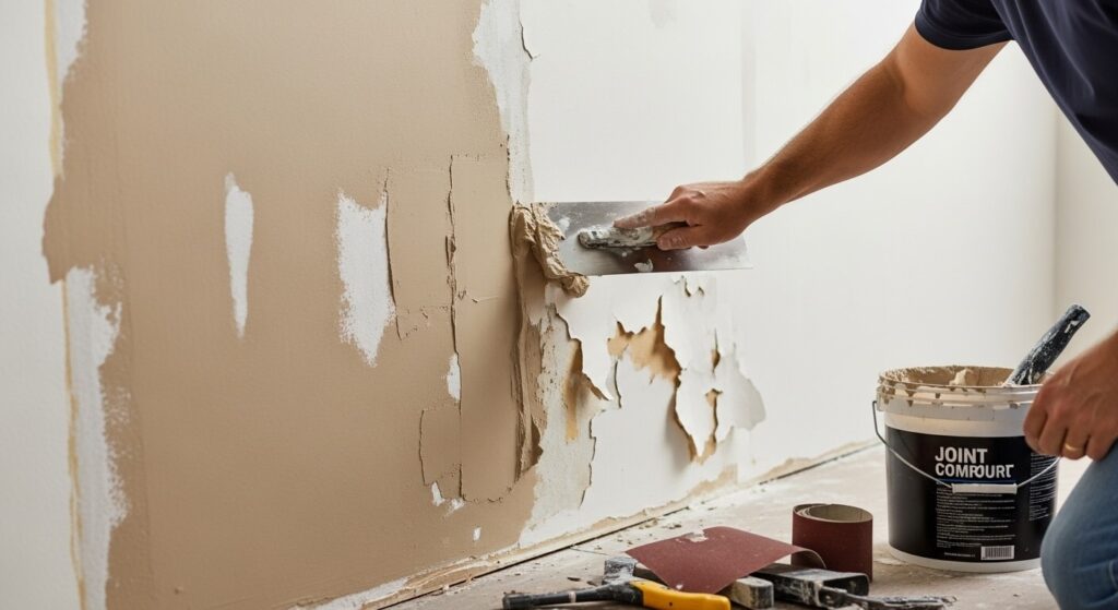 Como Passar Massa Corrida na Parede Descascada: Os Segredos para Reparar e Preparar a Parede 2 como passar massa corrida na parede descascada