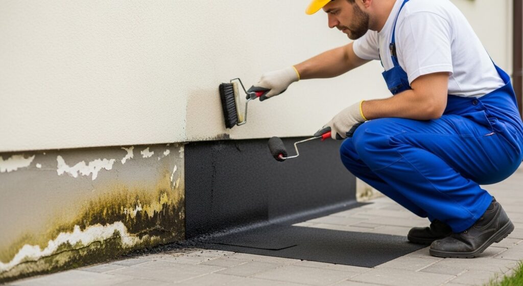 como tirar umidade da parede que vem do solo