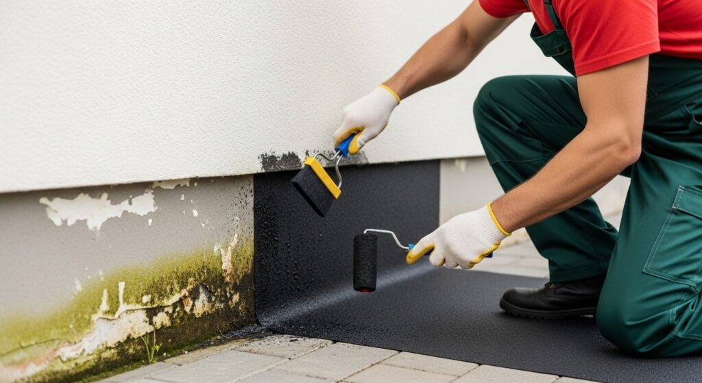 como tirar umidade da parede que vem do solo