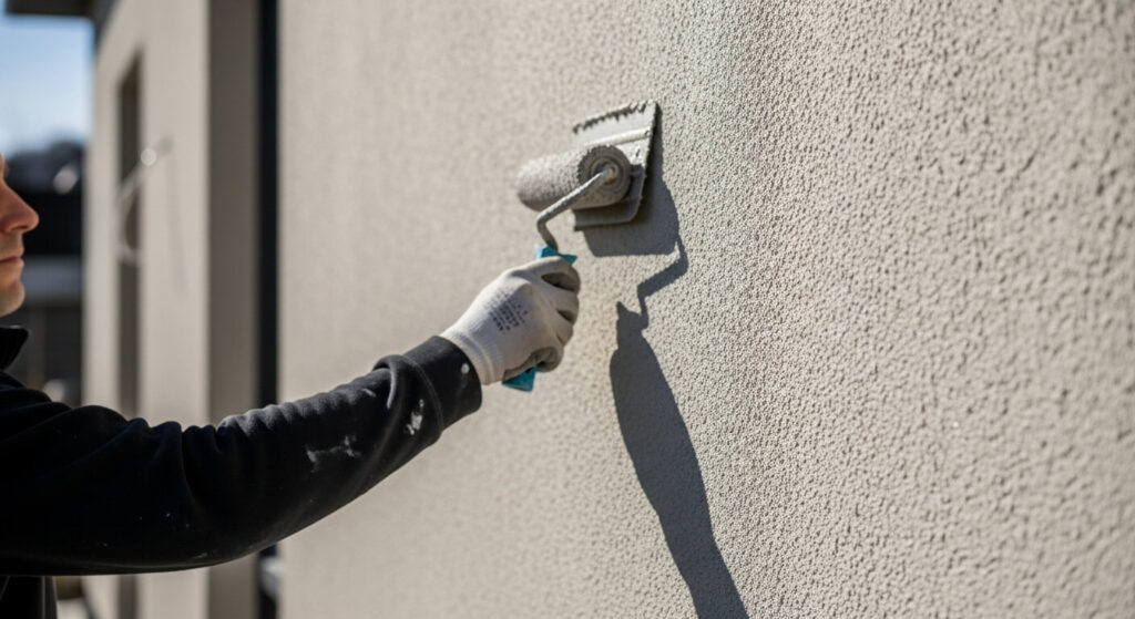 qual o melhor tipo de textura para parede externa​