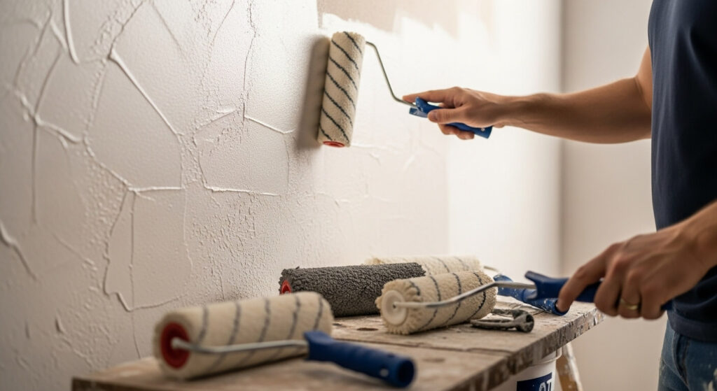 Rolo para Pintar Grafiato: 5 Opções Ideais para Acabamento Profissional 2 rolo para pintar grafiato