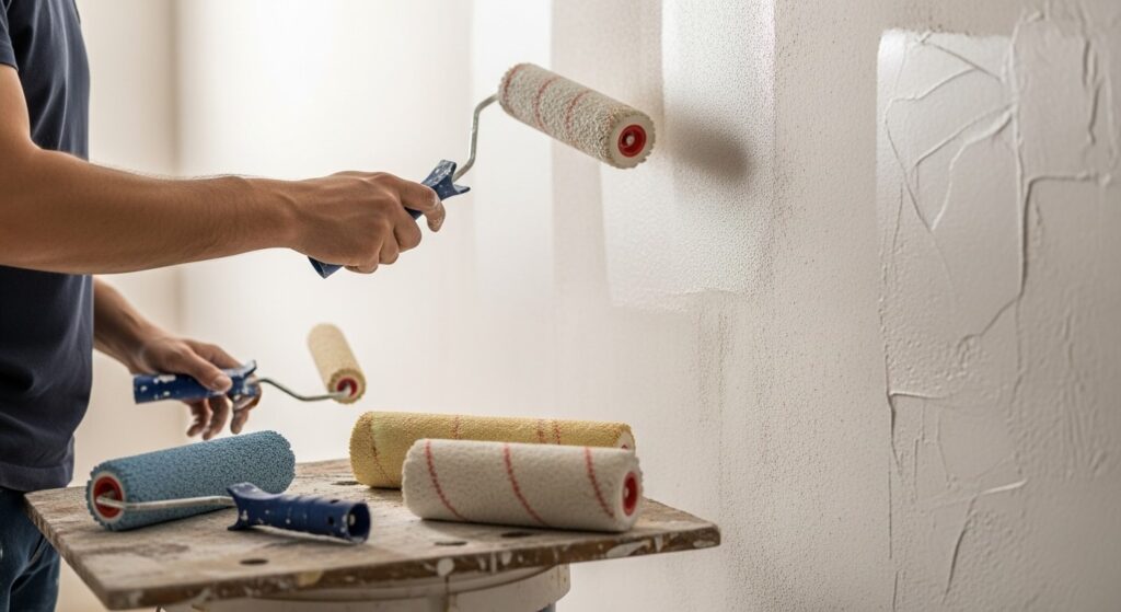 Rolo para Pintar Grafiato: 5 Opções Ideais para Acabamento Profissional 3 rolo para pintar grafiato