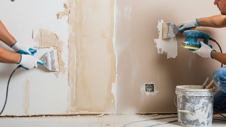 como tirar massa corrida da parede