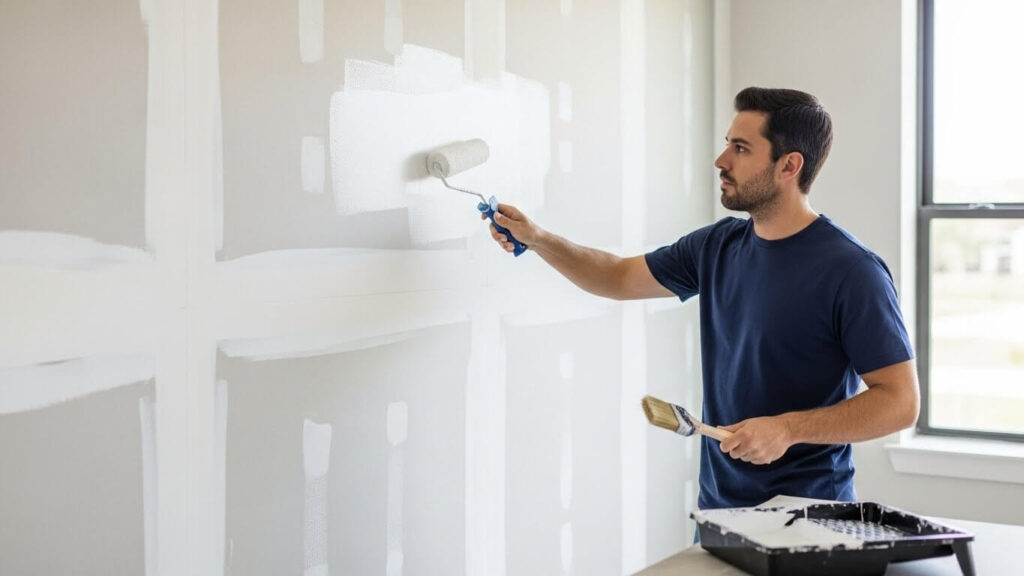 pode pintar gesso com tinta de parede