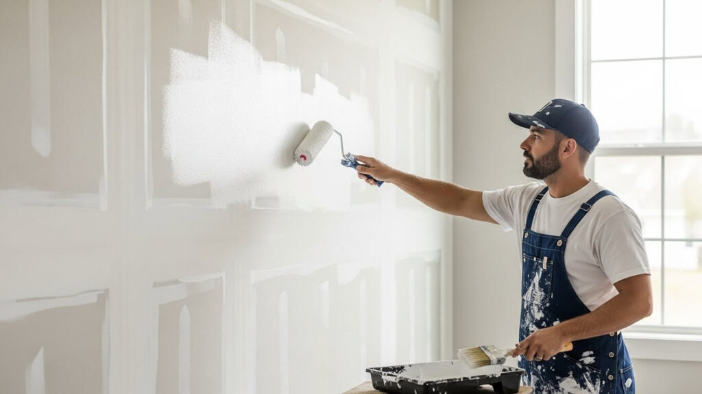 pode pintar gesso com tinta de parede