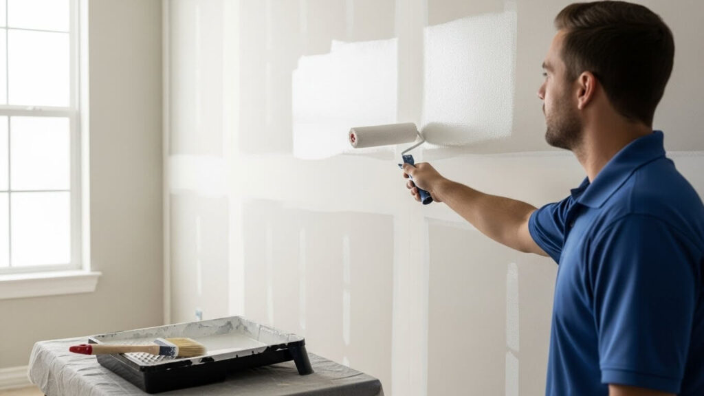 pode pintar gesso com tinta de parede