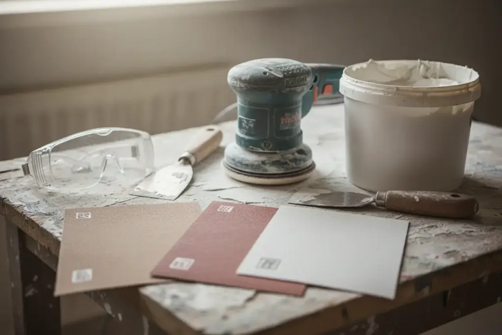 Ferramentas essenciais para lixamento profissional de tetos