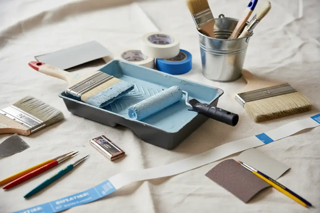 Ferramentas essenciais para o processo de pintura