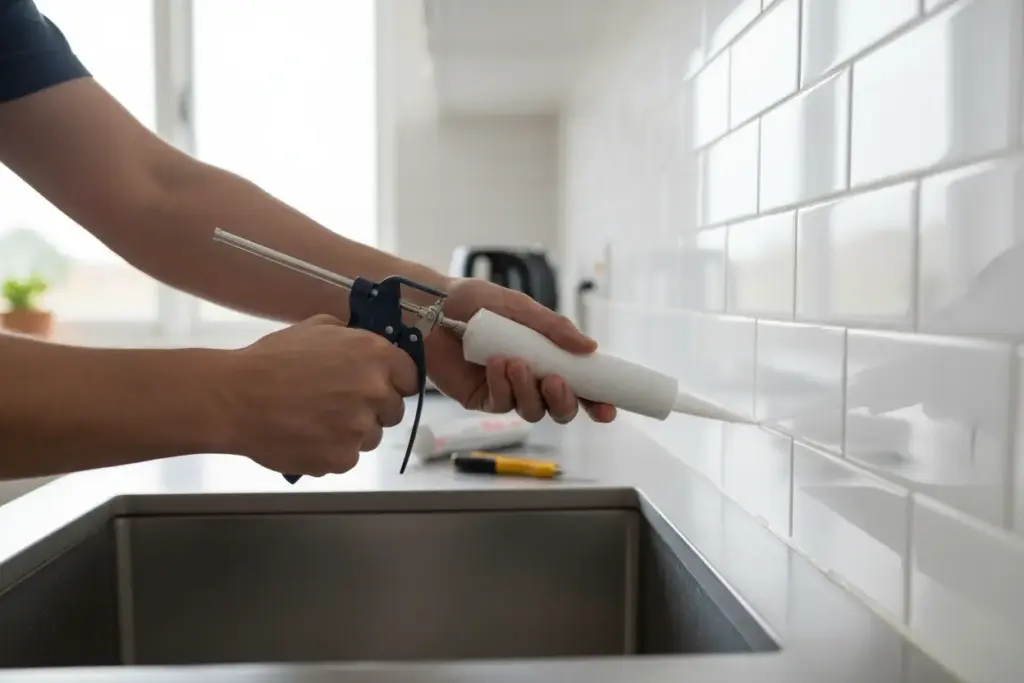 Como Vedar Pia de Cozinha na Parede? Conheça as Principais Dicas e Técnicas! 2 Passo a passo prático para vedar pia na parede