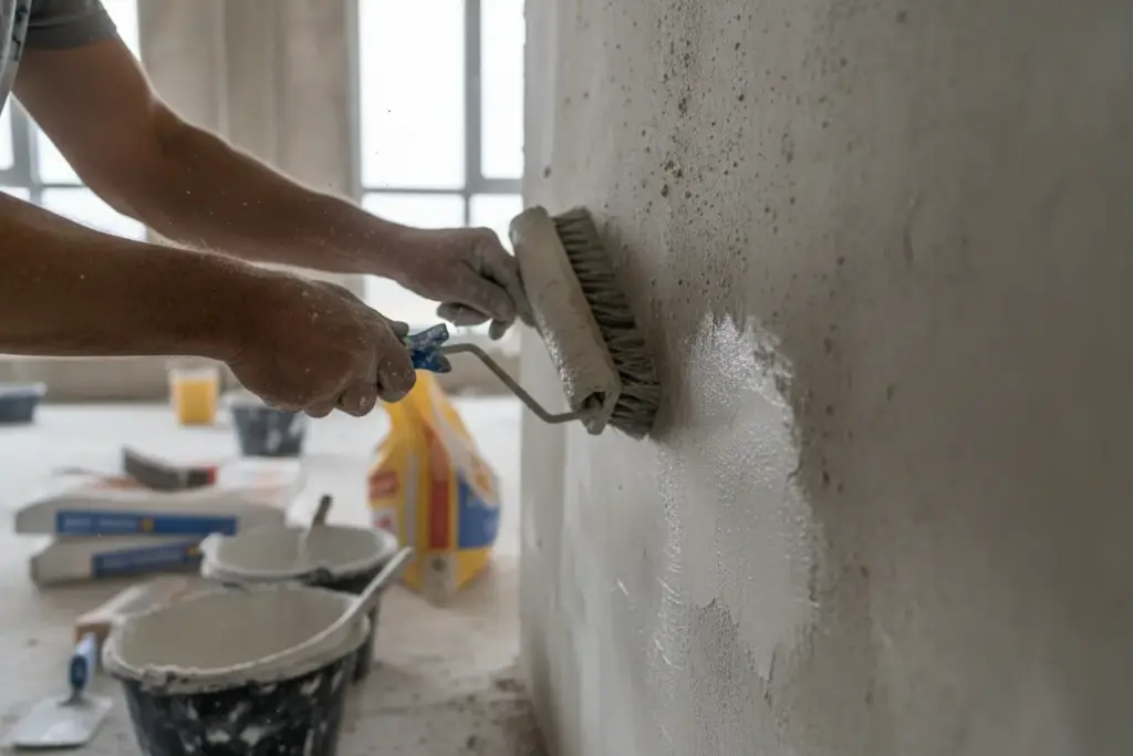 Saiba Como Alinhar Parede com Gesso! As Melhores Dicas e Técnicas Profissionais 2 Preparação técnica de parede para receber gesso