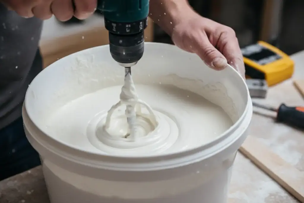 Massa acrílica ou textura acrílica: qual usar e quando 3 preparar massa gesso correta