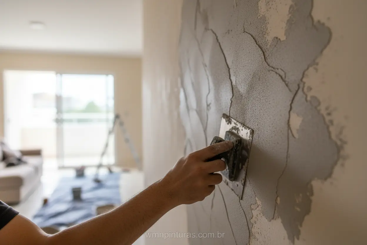 Aplicação Cimento Queimado Como fazer cimento queimado na parede com massa corrida
