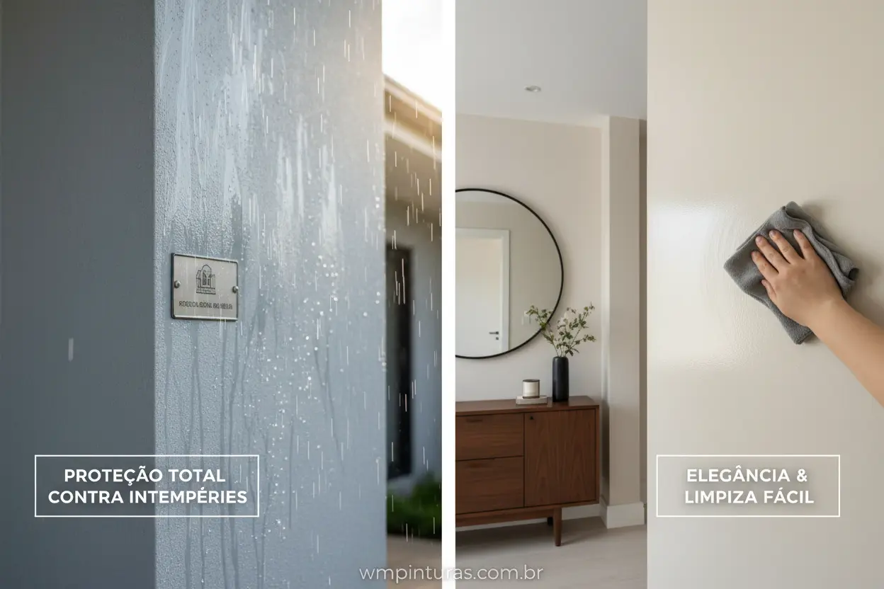 Qual a melhor resina acrílica para parede interna e externa