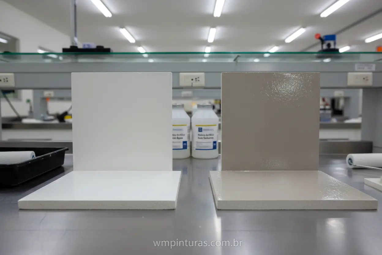 Resina acrílica base água e base solvente