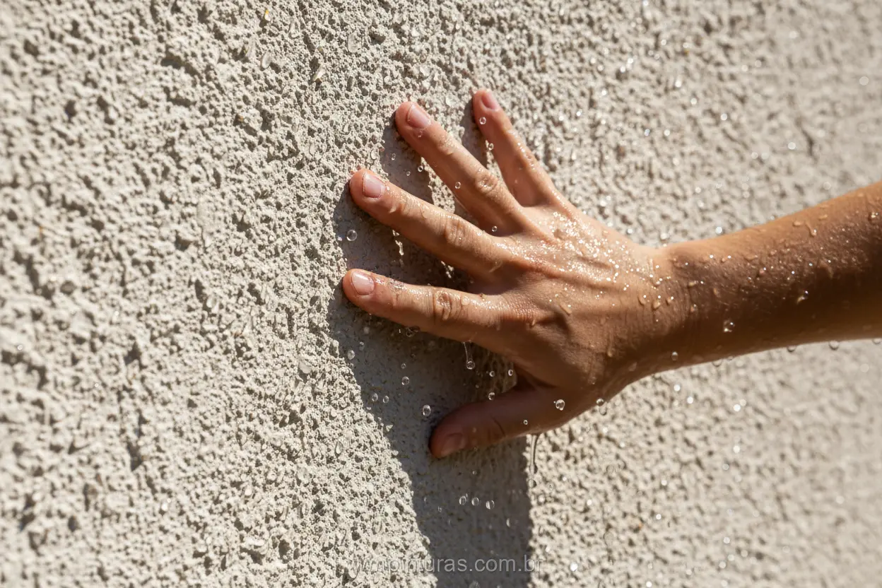 Grafiato Resistente à Chuva e Sol Textura de grafiato externo resistente