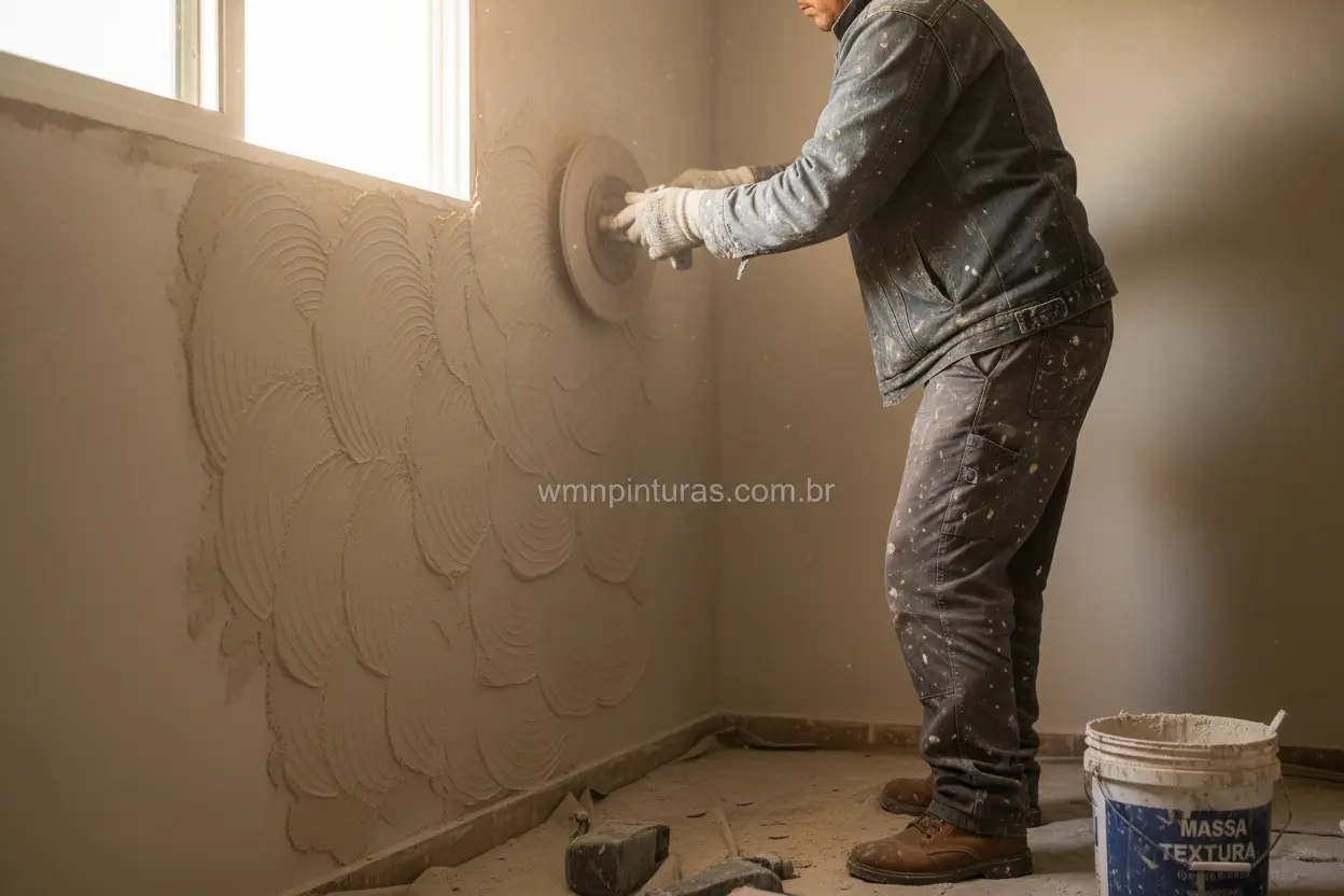 Como aplicar textura em parede interna passo a passo